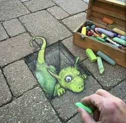 bedenehapsedilenruhlar: artwoonz:  By: David Zinn Instagram: