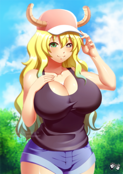 jadenkaiba:   “Shouta-kun~! Let’s go strolling~!”Lucoa