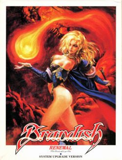 abobobo:  Brandish cover art by Jun Suemi. (Sources: Retro-Type,