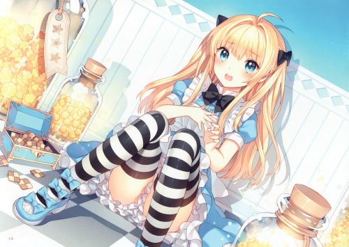 akira-europe:  alice alice in wonderland butterfly dream dress nardack thighhighs | #319711 | yande.re