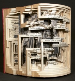 crossconnectmag:  Book Art Carvings by Brian Dettmer  Brian