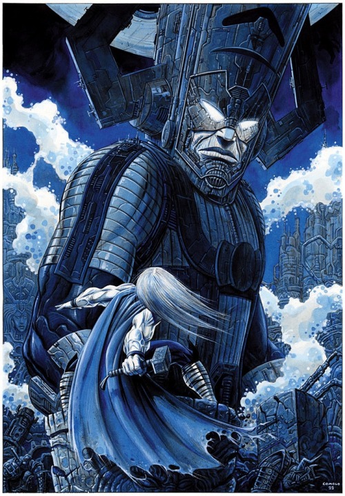 brianmichaelbendis:  Galactus by Giorgio Comolo 