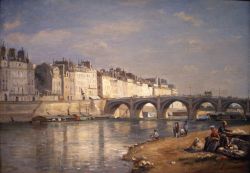 Stanislas Lépine (Caen 1835 - Paris 1892); Pont de la Tournelle