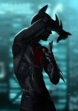 lospaziobianco:  1) Batman Beyond by Yvan Quinet on Tumblr 2)