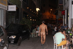 Urban Nudism _ Athens _ 2.8.2014 _ st. Eirini sq. _ Psyrri