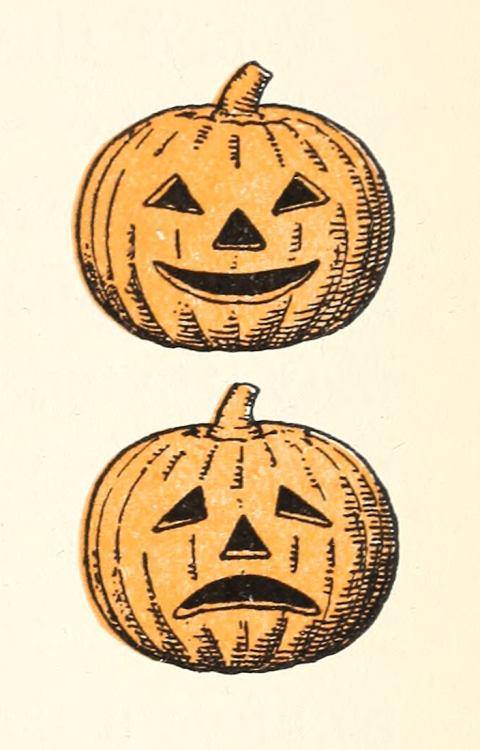 nemfrog:nemfrog:Happy and sad Halloween pumpkins. Elementary