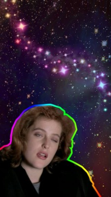 staff:  chemademedoit:  Scully phone wallpaper I made in pixlr