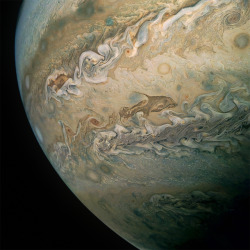 astronomyblog:  Storm on Jupiter image credit:   NASA / SwRI