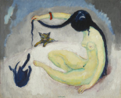 artimportant:  Kees van Dongen - Le femme aux chats, 1912 