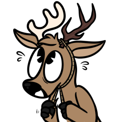 karpetsharks-art:  oh hey it’s that one antlered deer guy 