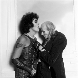 therealmickrock:  Tim Curry and Richard O'Brien on the set of