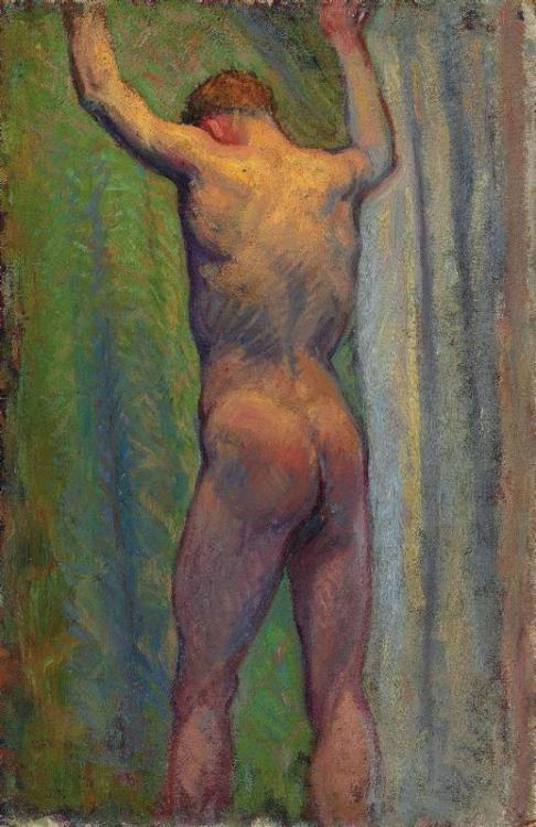 antonio-m:  ‘Standing Male Nude’ John Peter Russell (1858-1930).