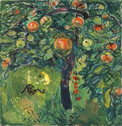 Edvard Munch (Norwegian, 1863-1944), Bugnende epletre [Bountiful
