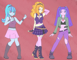 The Dazzlings alternate costumeSo here’s my take on their costumes,