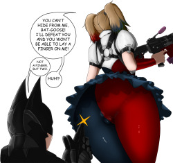 uncensoddrich:  Based in a situation of Batman Arkham Knight