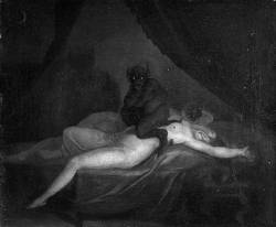 slobbering:  Nightmare by Nicolai Abraham Abildgaard (1800)