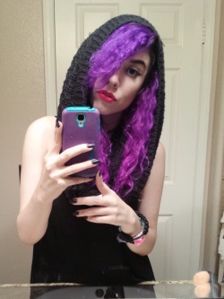 moon-cosmic-power:My hair kinda faded from like purple to fuchsia