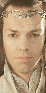 poor-smeagol:   “Elrond wore a mantle of grey and had a
