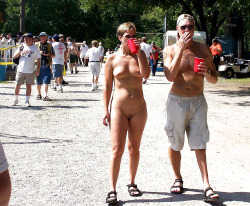 getnakedeverybody:  sexual-in-public: public nudity Follow me