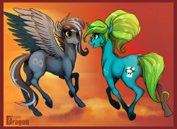 aspendragon:  MLP Commission of rawrcharlierawr’s ponies, Forever