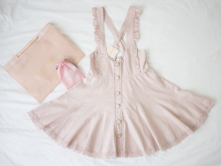 sugar-trick:  Got my Liz Lisa salopette dress in the mail this