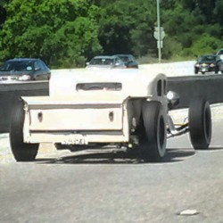 Saw this fabulous vintage roadster out on the highway today.
