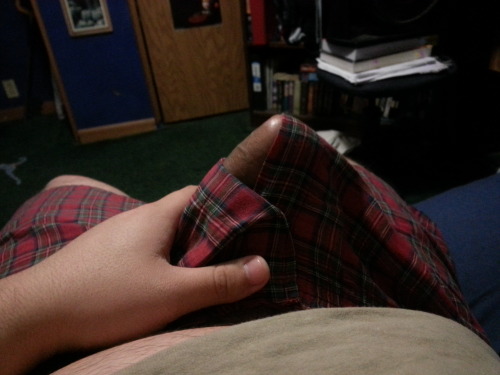 the-pervy-empathiccub:  Someone really wanted to pop out. I’d forgotten how much I liked boxers on me.   Mmmm … 