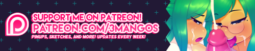 3mangos:  Monthly Pinup - Mango x Mama Mango Double Paizuri PATREON ✿ FUR AFFINITY ✿ PICARTO ✿ TWITTER 