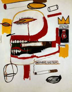 erikangstrom:  Jean-Michel BasquiatNervous System, 1982