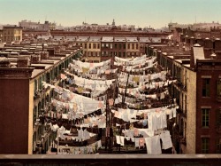  A monday washing, New York, 1900. 