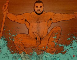 gaygeek:  (via http://cauro.web.fc2.com/timeline_jp/artworks2014/poseidon/poseidon.html)