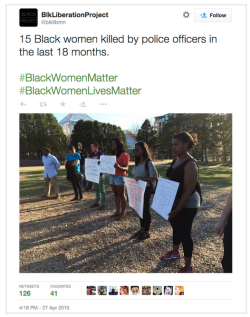 profeminist:  NEWSFLASH: Activists Stage #BlackWomenMatter Marches“Baltimore