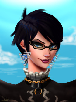 thehumancopier:did this bayonetta today, hope yall like it as