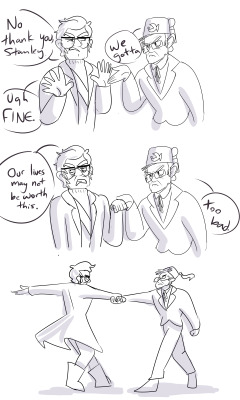 theladyemdraws:  I’m not sure what made Stanford and Stanley