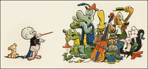 iloveillustrators:WALT KELLY1913-1973Country of Origin: U.S.A.Training: Warren Harding High SchoolNotable Works: Pogo Cartoonist Walt Kelly began his career in journalism, comics, and working for Walt Disney. However, he is most well-known for creating