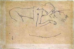 huariqueje:  The Kiss  -  Egon Schiele  1915 Austrian 1890-1918