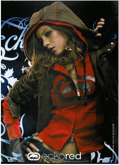 celebritycokenose:  Melanie Capitte for Eckō Red, 2000s 