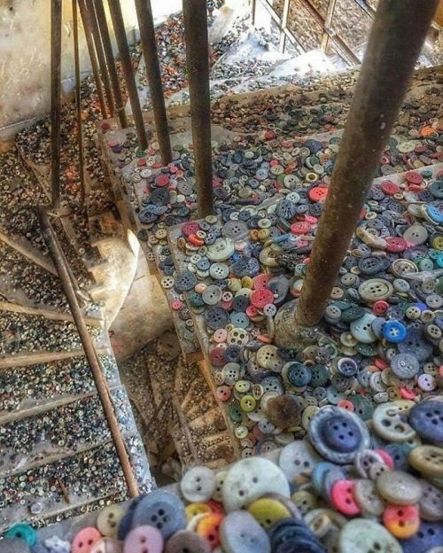 The Stairway Of An Abandoned Button Factory Nudes & Noises