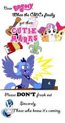 notaclopblog:  mylittlepony4u:  Be Prepared for the Futurehttp://mylittlepony4u.tumblr.com