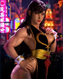 unknown-fighter:  ladychunli68:  Chun-Li SFV made by @pcstoys  And three… Pcstoys wanna kill my wallet! 