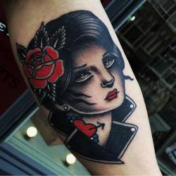 salonserpenttattoo:  By our current guestartist @daniellerosetattoo