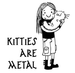 Dogs are metal. Cats are goth.