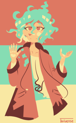 twilight-universe:  Look, i made new art, buds! Your boi Nagito