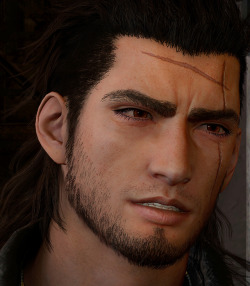 metapoodle:  Gladio, Prompto and Ignis’ faces while Cid is