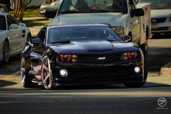 musclecarblog:  Red eye flight, Chevrolet Camaro SS by I am Ted7