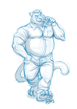 bobbylontra:  Commission sketch. 