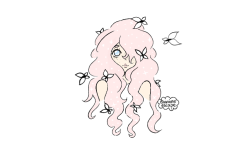 anime-escape:  butterfly girl || please do not remove caption