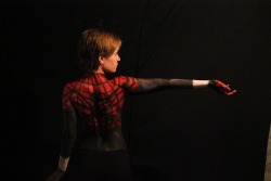 amenafaye:  SpiderGirl. Makeup done and photos Taken by bloodyrayzombie