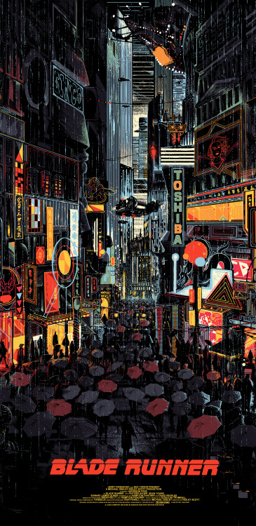 phantastische-illustrationen:Blade Runner movie poster (Kilian