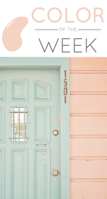 designmeetstyle:  Color of the Week: Peach Crayon Peaches and